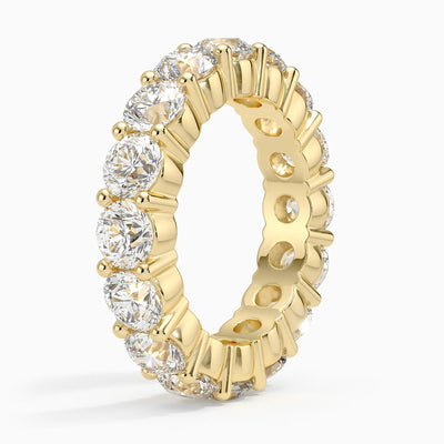 Floating Round Diamond Eternity Band