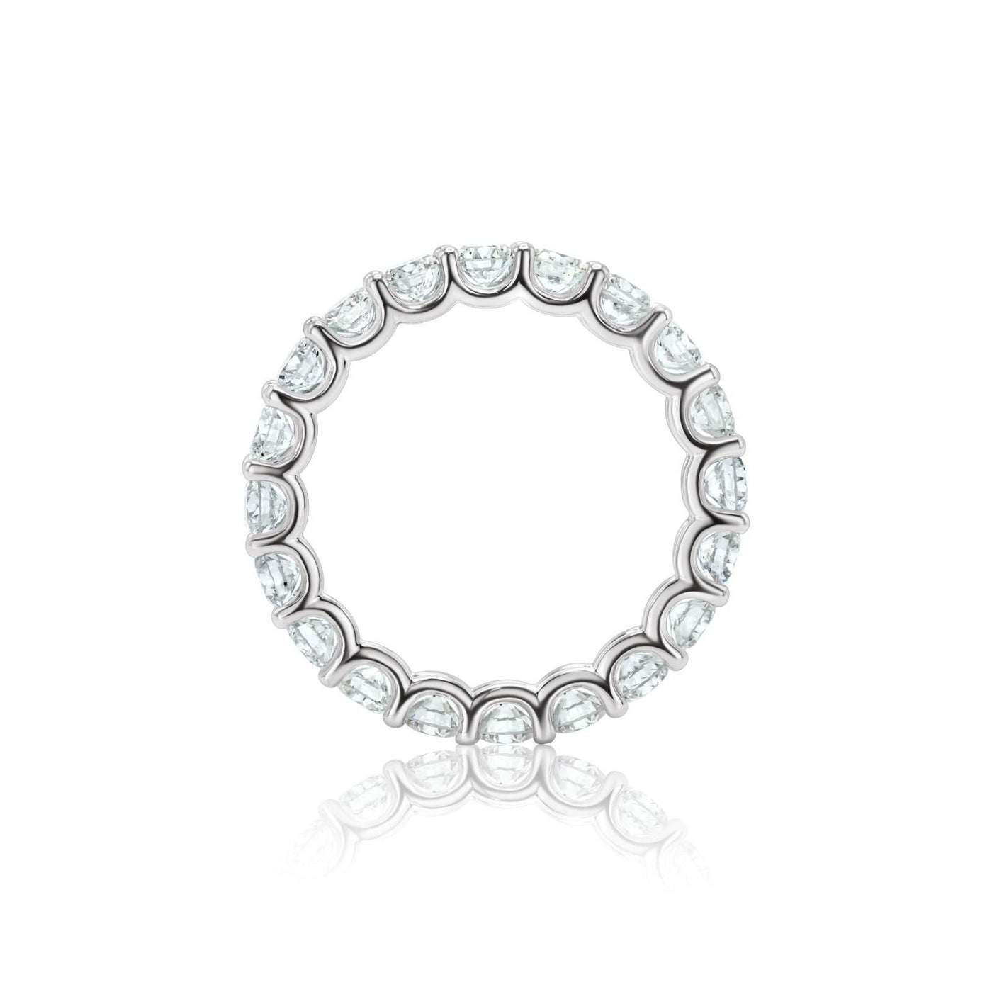 Floating Round Diamond Eternity Band