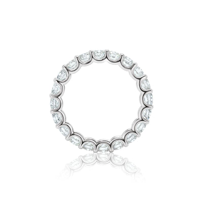 Floating Round Diamond Eternity Band